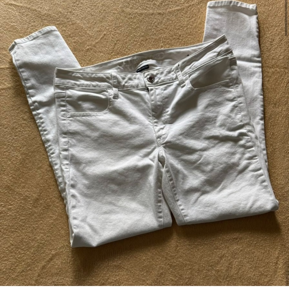 American Eagle Outfitters Women's White Skinny Jeans